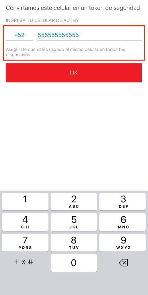 Authy registro 2